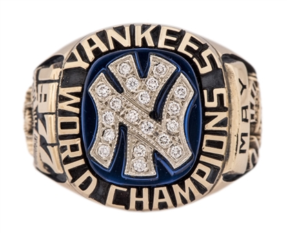 1977 New York Yankees World Series Champions Player Ring- Carlos May (May LOA)